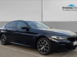 Black Used 2022 BMW 530e M Sport Sedan | £26,950 (Fair price)