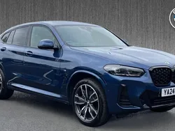Blue Used 2024 BMW X4 M Sport SUV | £45,299 (Super price)