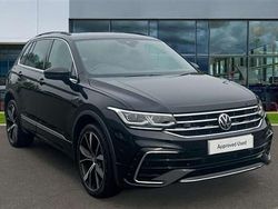 Black Used 2021 VW Tiguan R-line SUV | £26,995 (Fair price)