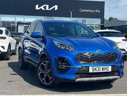 Blue Used 2021 Kia Sportage GT-Line SUV | £18,595 (Good price)
