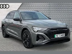 Grey Used 2023 Audi Q8 e-tron Black Edition SUV | £44,377 (Super price)