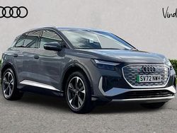 Grey Used 2022 Audi Q4 e-tron S-Line SUV | £26,907 (Expensive)