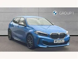 Misano blue Used 2023 BMW M135 Comfort Edition Hatchback | £32,350 (Fair price)
