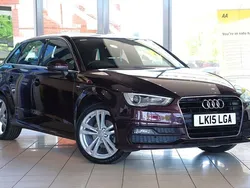 Red Used 2015 Audi A3 Sportback S-Line Hatchback | £16,430 (A bit pricey)