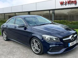 Blue Used 2018 Mercedes CLA180 AMG line Sedan | £14,495 (Fair price)