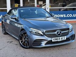 Grey Used 2019 Mercedes C200 AMG Line Premium Cabriolet | £21,995 (Fair price)