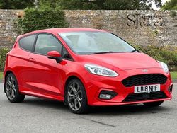 Red Used 2018 Ford Fiesta ST-Line Hatchback | £6,450 (Fair price)