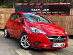 Red Used 2017 Vauxhall Corsa Hatchback | £6,295 (Fair price)
