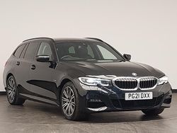 Black Used 2021 BMW 330e M Sport Estate | £24,898 (Fair price)