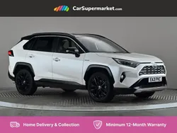 White/black Used 2021 Toyota RAV4 Hybrid SUV | £24,997 (Fair price)