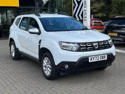 Glacier white Used 2022 Dacia Duster Comfort SUV | £13,495 (Fair price)