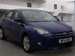 Blue Used 2014 Ford Focus Titanium Hatchback | £4,750 (Good price)