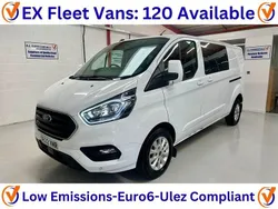 White Used 2022 Ford Transit Custom Limited Van | £19,999 (Fair price)