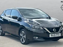Black Used 2021 Nissan Leaf N-Connecta Hatchback | £10,908 (Good price)
