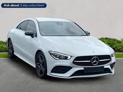 White Used 2022 Mercedes CLA200 Executive Coupe | £25,548 (Fair price)