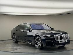 Carbon black Used 2021 BMW 740 M Sport Sedan | £33,000 (Fair price)