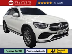 White Used 2022 Mercedes GLC300e AMG Line Premium Estate | £32,740 (Fair price)