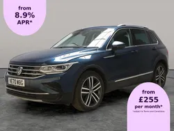 Blue Used 2021 VW Tiguan Elegance SUV | £17,352 (Super price)