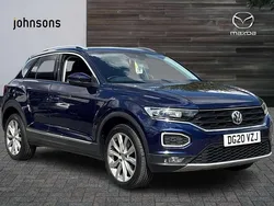 Blue Used 2020 VW T-Roc SEL SUV | £15,600 (Fair price)