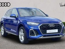 Blue Used 2022 Audi Q5 S-Line SUV | £31,439 (Good price)
