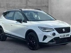 White New 2025 Seat Arona Black Edition SUV | £22,790 (A bit pricey)