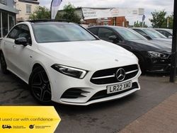 White Used 2022 Mercedes A200 AMG line Sedan | £20,695 (A bit pricey)