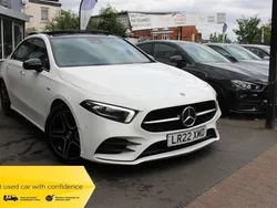 White Used 2022 Mercedes A200 AMG line Sedan | £20,695 (A bit pricey)