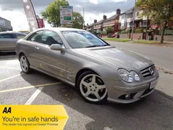 Silver Used 2008 Mercedes CLK220 Sport Coupe | £8,566