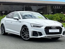 White Used 2023 Audi A5 S-Line Coupe | £29,750 (Fair price)