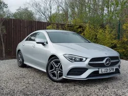 Silver Used 2021 Mercedes CLA180 AMG Line Premium Sedan | £24,998 (Fair price)