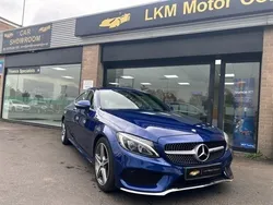 Blue Used 2016 Mercedes C250 AMG line Coupe | £14,995 (Fair price)