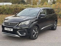 Black Used 2018 Peugeot 5008 Allure SUV | £12,000 (Fair price)