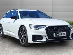 White Used 2025 Audi A6 Black Edition Estate | £41,490 (Expensive)