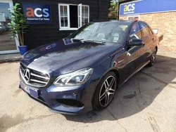 Blue Used 2015 Mercedes E220 AMG Sedan | £9,995 (Fair price)