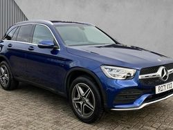 Brilliant blue metallic Used 2021 Mercedes E300 AMG line Estate | £29,480
