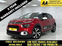 Red Used 2021 Citroën C3 PureTech Hatchback | £11,000 (Fair price)