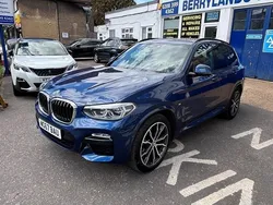 Blue Used 2017 BMW X3 M Sport SUV | £21,495