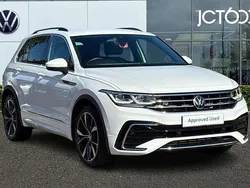 White Used 2022 VW Tiguan R-line SUV | £27,211 (Fair price)