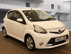 White Used 2012 Toyota Aygo Hatchback | £5,800 (Fair price)