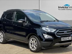 Black Used 2022 Ford Ecosport Titanium SUV | £12,450 (Fair price)