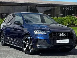 Blue Used 2020 Audi Q7 Black Edition SUV | £34,690 (Good price)