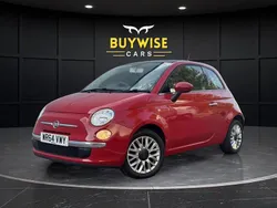 Red Used 2014 Fiat 500 Lounge Hatchback | £3,495 (Fair price)