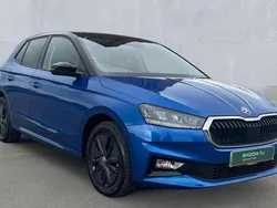 Race blue/black magic Used 2024 Skoda Fabia Colour Edition Hatchback | £16,795 (Fair price)