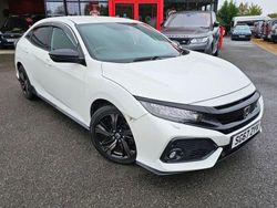 White Used 2017 Honda Civic Sport Hatchback | £11,895 (Fair price)