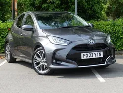 Grey Used 2023 Toyota Yaris Hybrid Hatchback | £18,554 (Fair price)