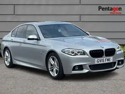 Silver Used 2015 BMW 520 M Sport Sedan | £11,900 (Fair price)