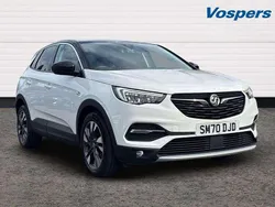 White Used 2020 Vauxhall Grandland X SRi SUV | £13,990 (Fair price)