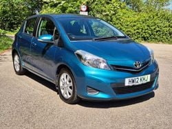 Blue Used 2012 Toyota Yaris Multidrive S Hatchback | £8,495 (Fair price)