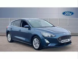 Blue Used 2020 Ford Focus Titanium Hatchback | £10,658 (Fair price)