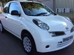 White Used 2010 Nissan Micra Visia Hatchback | £2,995 (Fair price)